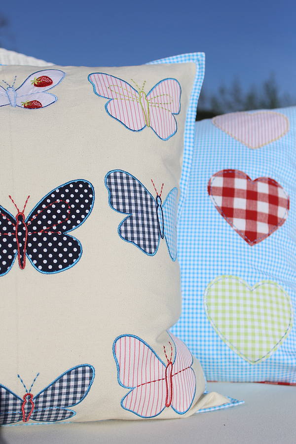 butterfly cushion by lime tree london | notonthehighstreet.com
