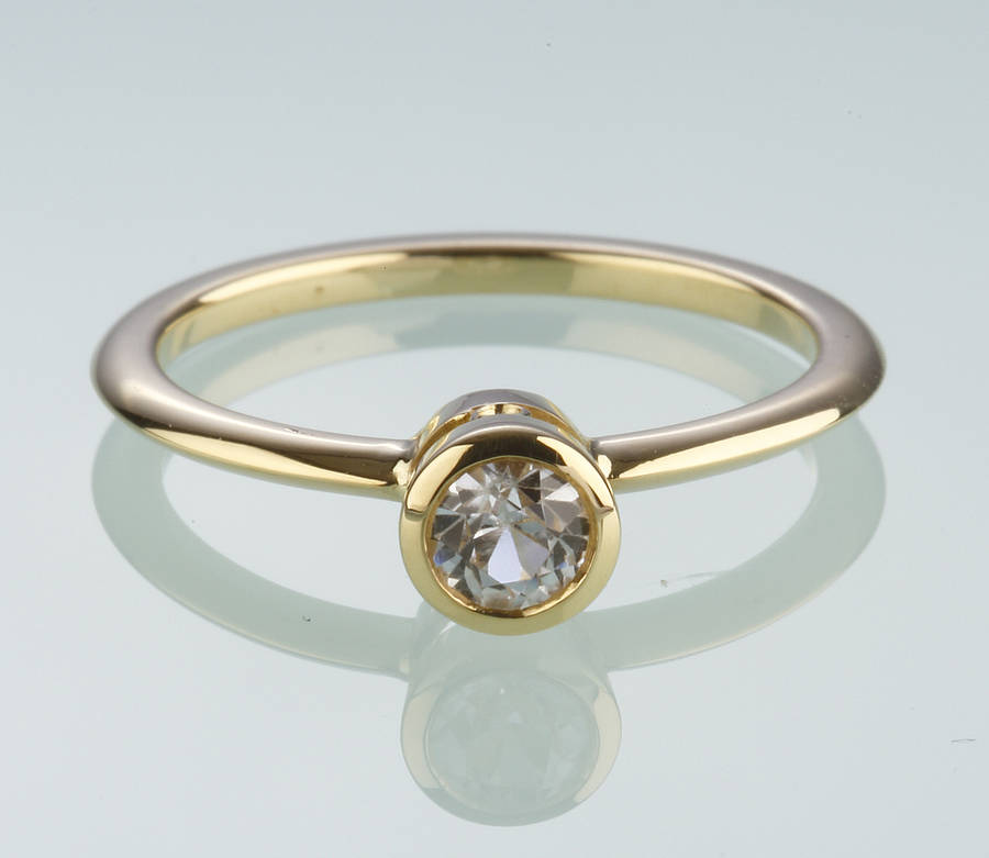 Venus Diamond Ring By Melina Clark | notonthehighstreet.com