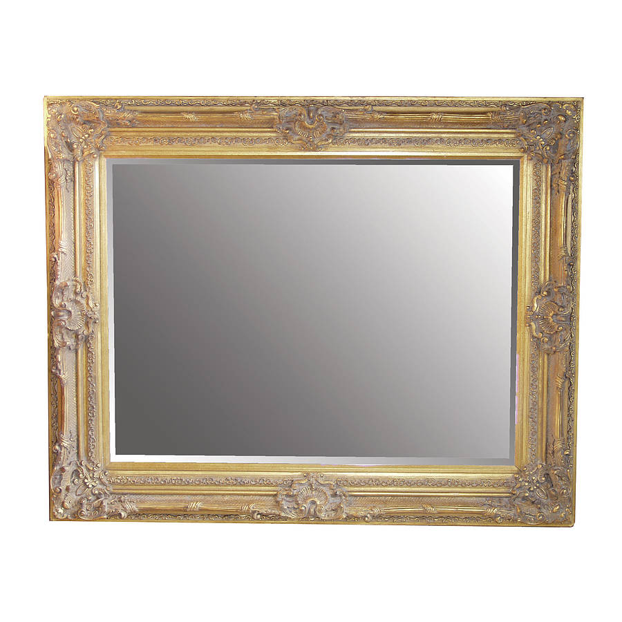 ornate gold mirror by out there interiors | notonthehighstreet.com