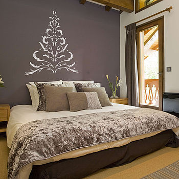 Antler Christmas Tree Wall Sticker, 4 of 8