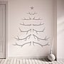 Antler Christmas Tree Wall Sticker, thumbnail 2 of 8