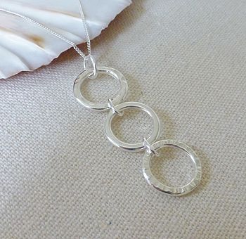 Trinity Silver Necklace, 2 of 6