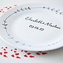 Personalised Hand Illustrated Wedding Plate, thumbnail 2 of 11