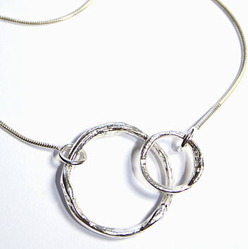 Cast Willow Circles Pendant, 3 of 6