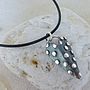 Dotty Heart Silver Necklace, thumbnail 2 of 6