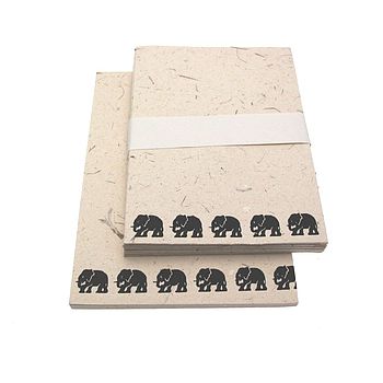 Fair Trade Elephant Dung Writing Set, 7 of 9