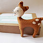 Make Your Own Deer Softie Toy Sewing Kit, thumbnail 1 of 5