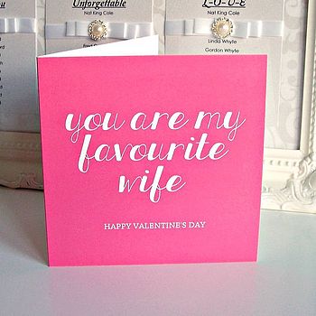 'You Are My Favourite Husband / Wife' Card, 2 of 2