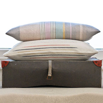 Mistley Stripe Woven Cushion Cover, 4 of 5