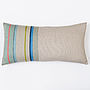 Aldeburgh Stripe Woven Cushion Cover, thumbnail 1 of 2