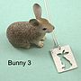 Sterling Silver Bunny Silhouette Pendant, thumbnail 6 of 9
