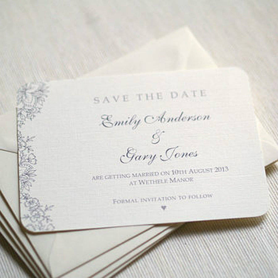  vintage Lace Wedding Save The Date Cards By Beautiful Day 