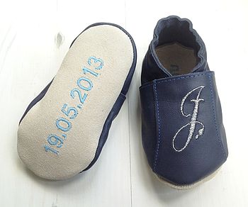 Personalised Initial Christening Shoes, 3 of 12