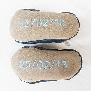 Personalised Birthday Baby Shoes, 5 of 8