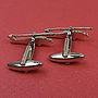 Helicopter Cufflinks, thumbnail 2 of 2