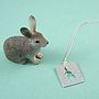 Sterling Silver Pet Silhouette Pendant, thumbnail 4 of 9