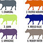 Butcher's Family Kitchen Meat Cuts Print, thumbnail 8 of 9