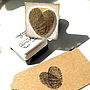 Personalised Fingerprint Heart Stamp, thumbnail 4 of 4