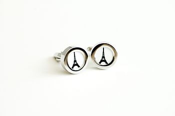 Eiffel Tower Cufflinks, 2 of 3