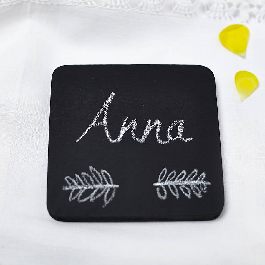 Chalkboard Coasters By Altered Chic