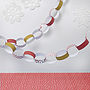 Red Christmas Paper Chain Kit, thumbnail 1 of 4