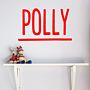 Personalised Modern Name Wall Sticker, thumbnail 6 of 10