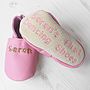 Personalised Leather Baby Shoes, thumbnail 6 of 12
