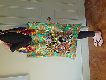 African Fell Fabric Sack Size Shopper Bag, 7 of 7