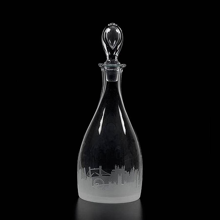 London Skyline Crystal Decanter By Inkerman London