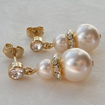 Pearl Drop Earrings, 2 of 4
