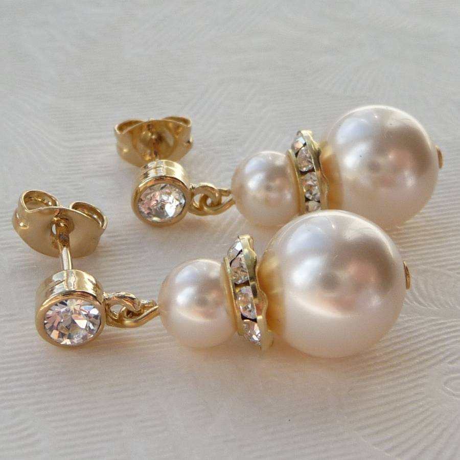 Pearl Drop Earrings By Katherine Swaine | notonthehighstreet.com