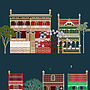 Sydney Terraced Houses Art Print, thumbnail 2 of 2