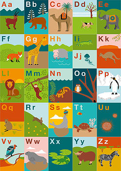Animal Alphabet Print, 3 of 3