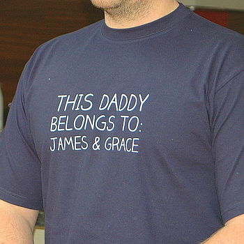 Men's Personalised Daddy T Shirt, 2 of 9