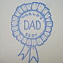 'World's Best Dad' Handmade Card, thumbnail 3 of 4