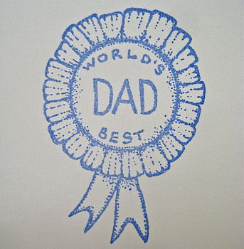 'World's Best Dad' Handmade Card, 3 of 4
