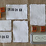 Handmade Cotton Rag Paper Torn Edges For Place Cards, thumbnail 9 of 11