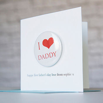 Personalised Father's Day Card With Badge, 2 of 6