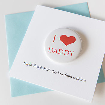 Personalised Father's Day Card With Badge, 4 of 6