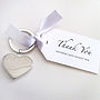 Heart Keyring And Personalised Tag Favours, thumbnail 5 of 5