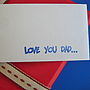 'Love You Dad' Gift Tag, thumbnail 2 of 3