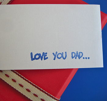'Love You Dad' Gift Tag, 2 of 3