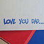 'Love You Dad' Gift Tag, thumbnail 3 of 3