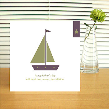 Father's Day 'Boat', 'Daddy' And 'Father' Cards, 3 of 5