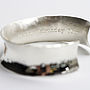 Personalised Gold Heart Silver Cuff Bangle, thumbnail 6 of 7
