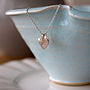 Personalised Silver Heart And Pearl Necklace, thumbnail 3 of 5
