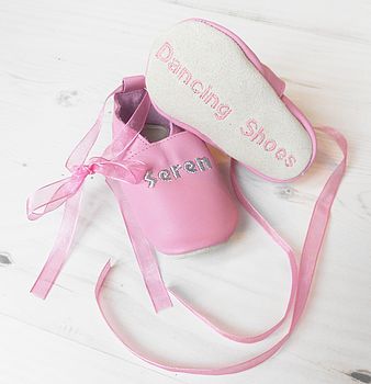 Personalised Baby's First Dance Shoes, 3 of 10