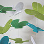 Baby Mobile Butterflies Green And White, thumbnail 2 of 3
