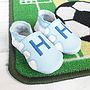 Baby's Initial First Football Booties, thumbnail 3 of 10