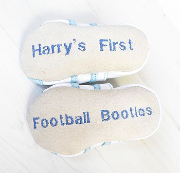 Baby's Initial First Football Booties, 5 of 10